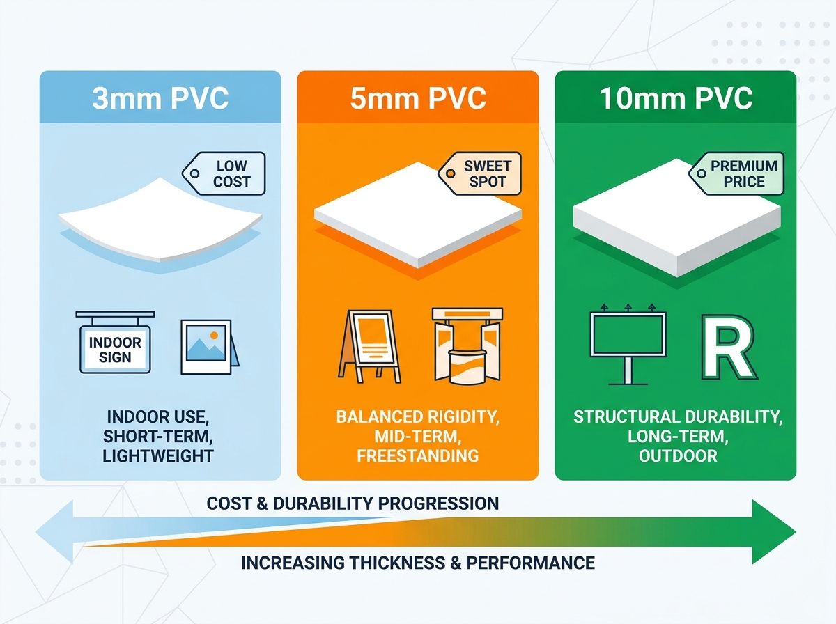 Toepassingen voor dikte van PVC-schuimplaten